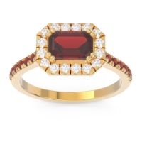 East-West Halo Zari Ring