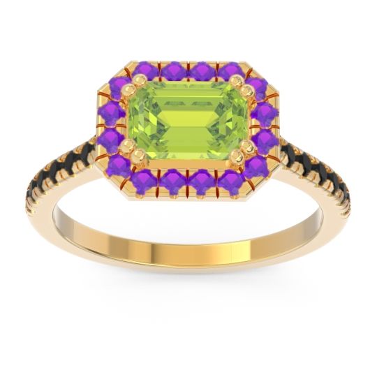 East-West Halo Zari Ring