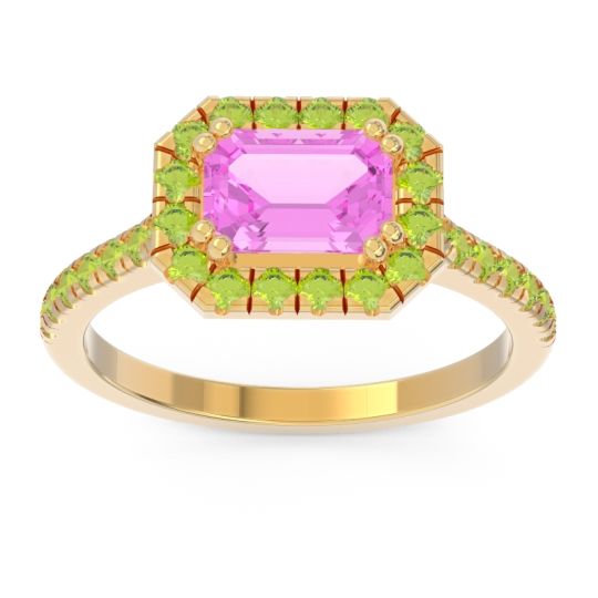 East-West Halo Zari Ring