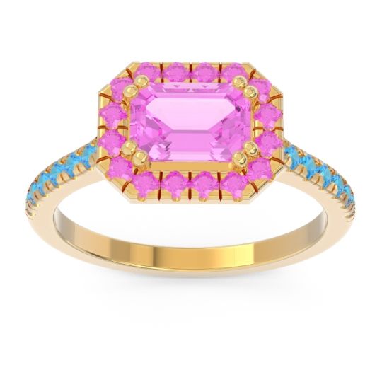 East-West Halo Zari Ring