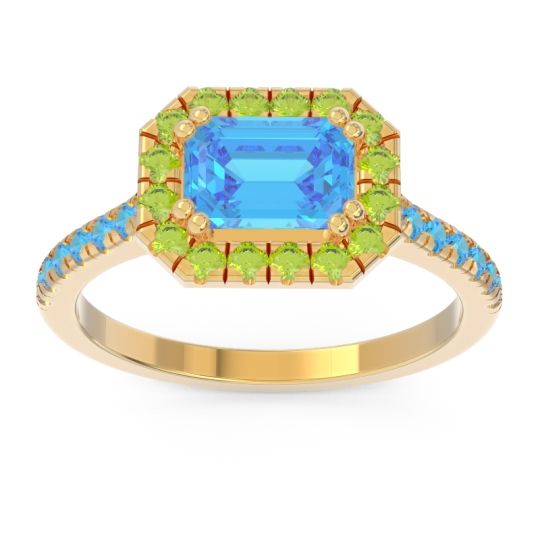East-West Halo Zari Ring