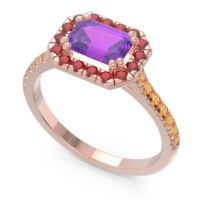East-West Halo Zari Ring