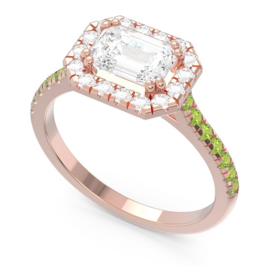 East-West Halo Zari Ring