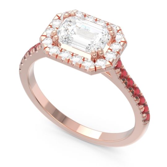 East-West Halo Zari Ring