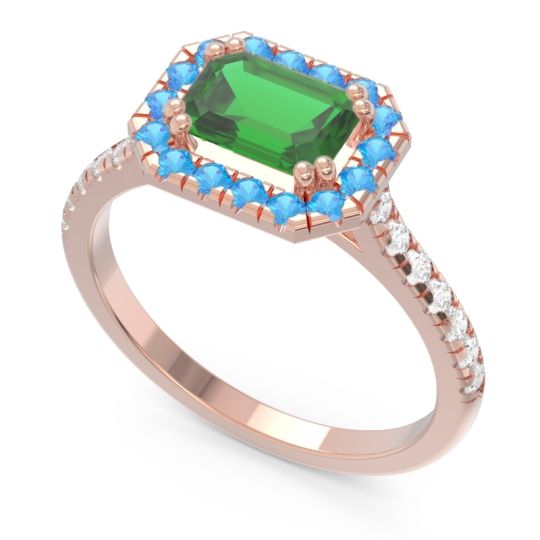East-West Halo Zari Ring