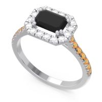 East-West Halo Zari Ring