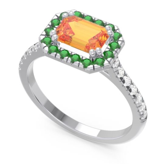 East-West Halo Zari Ring