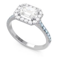 East-West Halo Zari Ring