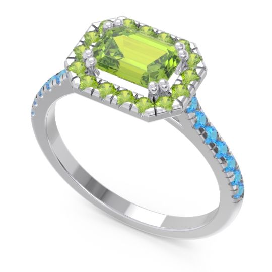 East-West Halo Zari Ring