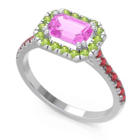 East-West Halo Zari Ring