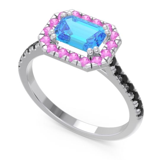 East-West Halo Zari Ring