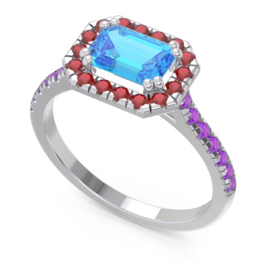 East-West Halo Zari Ring