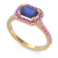 East-West Halo Zari Ring