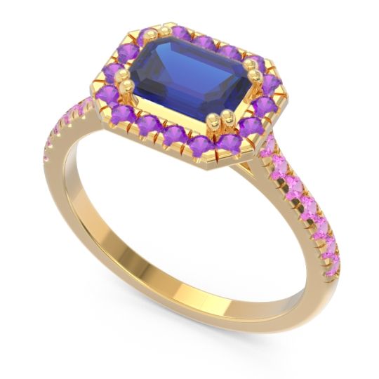 East-West Halo Zari Ring