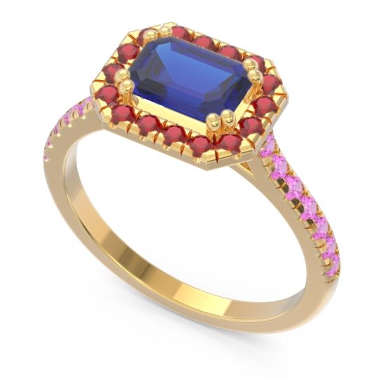 East-West Halo Zari Ring