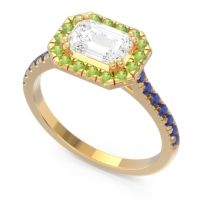 East-West Halo Zari Ring