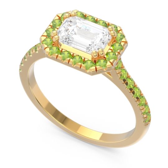 East-West Halo Zari Ring