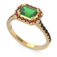 East-West Halo Zari Ring