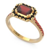 East-West Halo Zari Ring