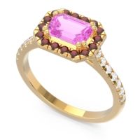 East-West Halo Zari Ring