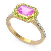 East-West Halo Zari Ring