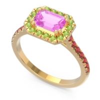 East-West Halo Zari Ring