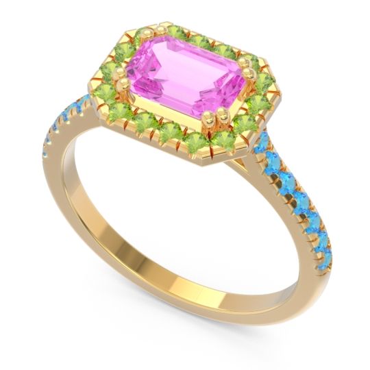East-West Halo Zari Ring