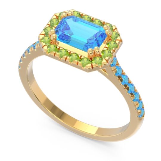 East-West Halo Zari Ring