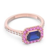 East-West Halo Zari Ring