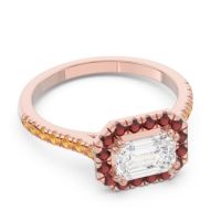 East-West Halo Zari Ring
