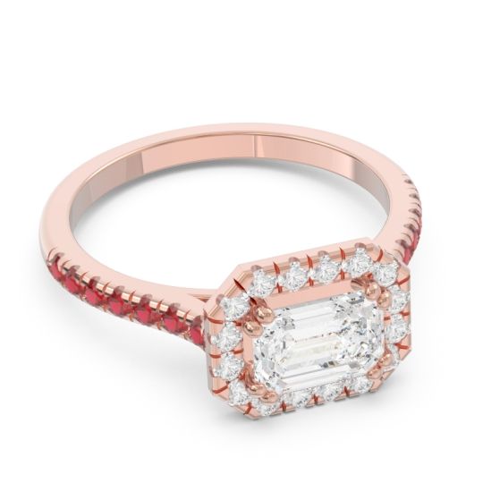 East-West Halo Zari Ring