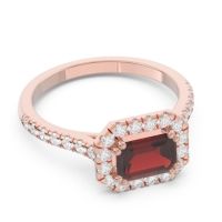 East-West Halo Zari Ring