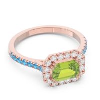 East-West Halo Zari Ring