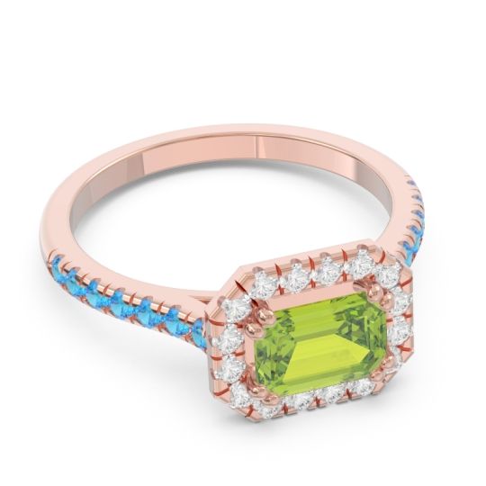 East-West Halo Zari Ring