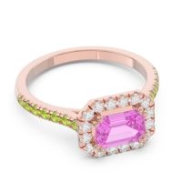 East-West Halo Zari Ring