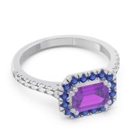 East-West Halo Zari Ring