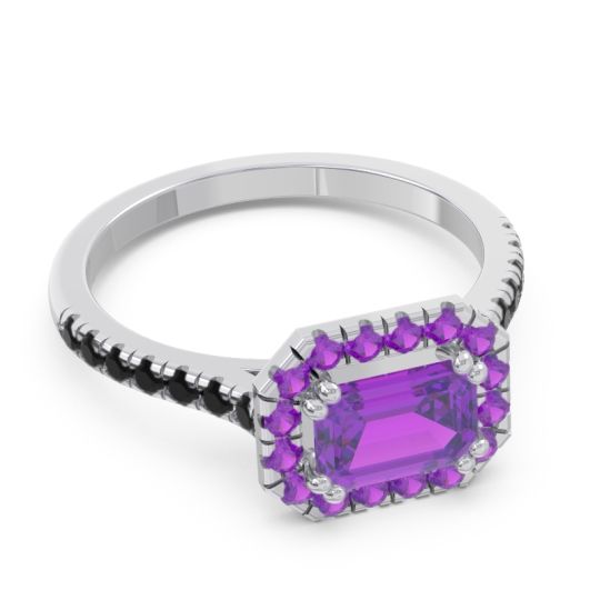 East-West Halo Zari Ring