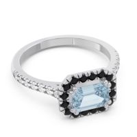 East-West Halo Zari Ring
