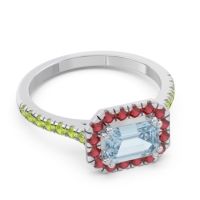 East-West Halo Zari Ring