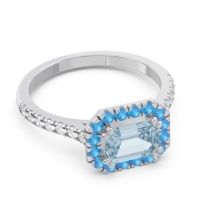 East-West Halo Zari Ring