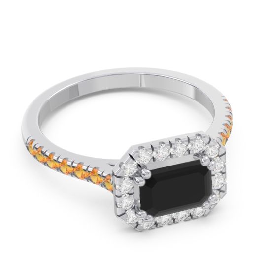 East-West Halo Zari Ring