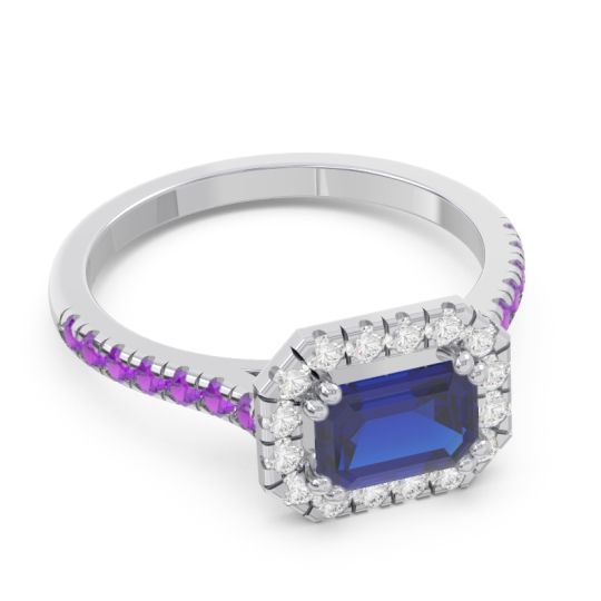 East-West Halo Zari Ring