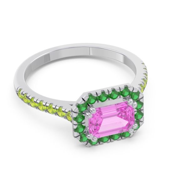 East-West Halo Zari Ring