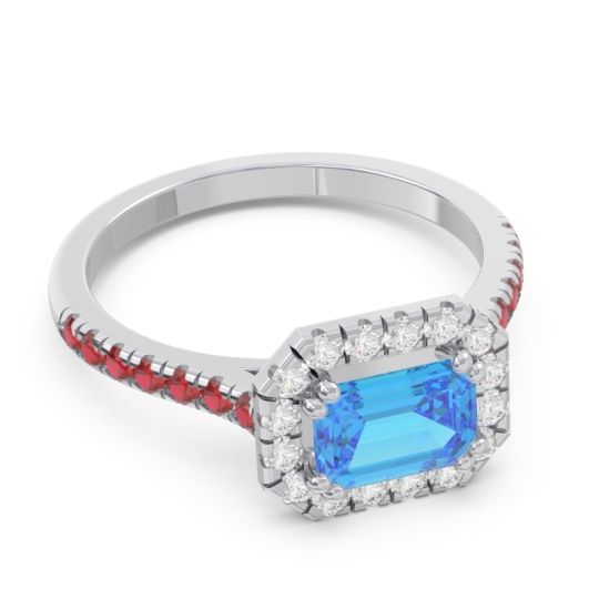 East-West Halo Zari Ring
