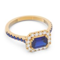 East-West Halo Zari Ring