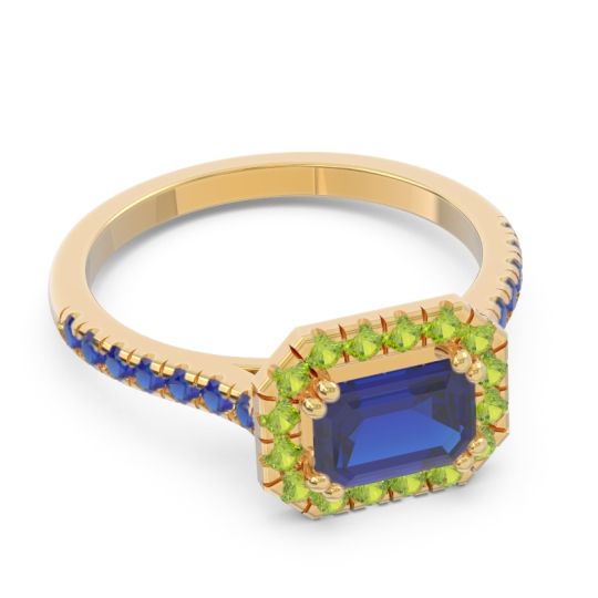 East-West Halo Zari Ring