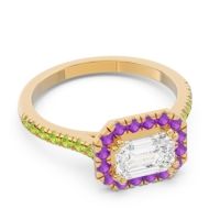 East-West Halo Zari Ring