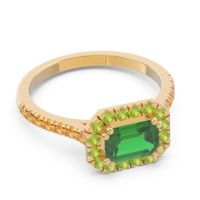 East-West Halo Zari Ring