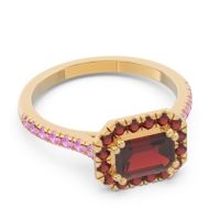 East-West Halo Zari Ring