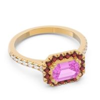 East-West Halo Zari Ring